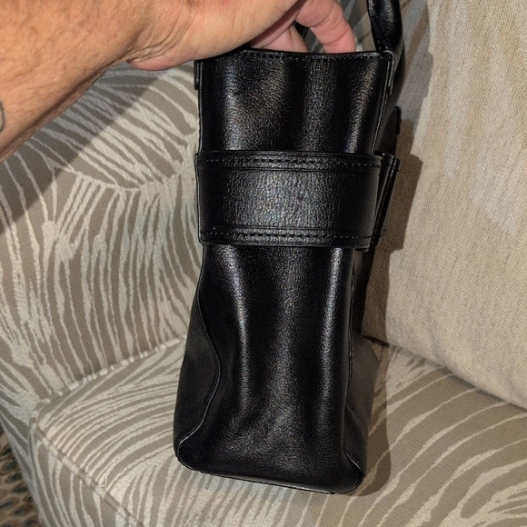 Kate Spade Black Leather Satchel with Bow Detail - Picture 16 of 16